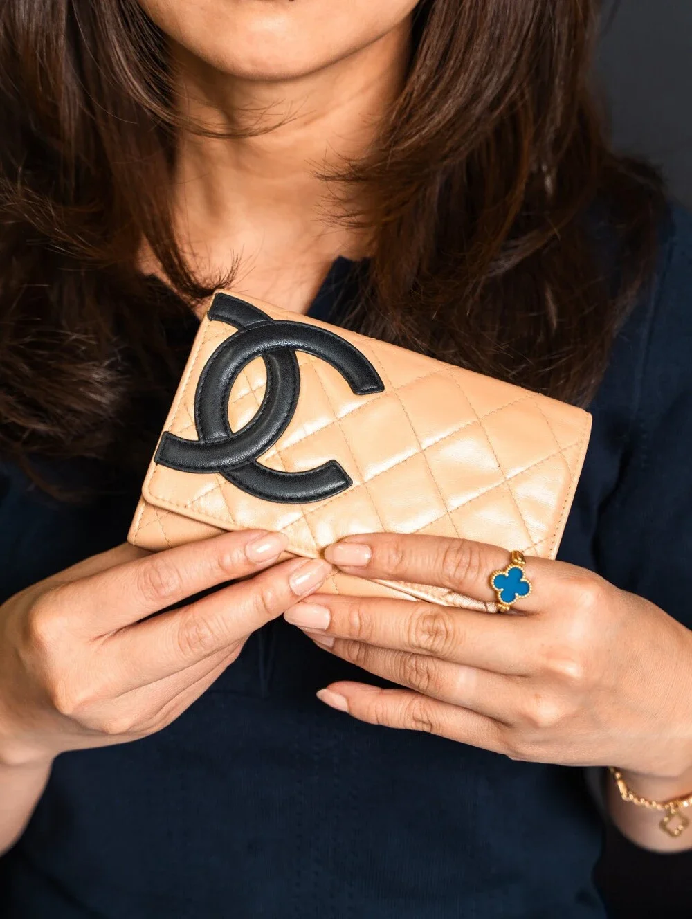 🖤CHANEL Authentic Cambon Small Wallet/Clutch🖤